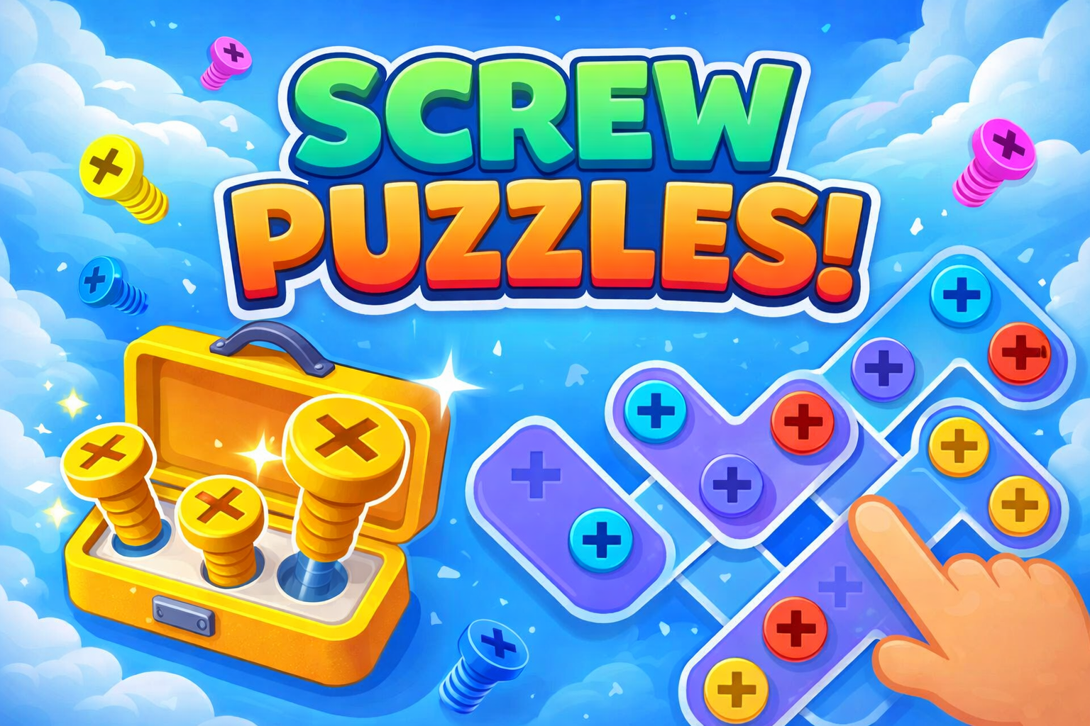 The Screw Puzzle Gold Rush