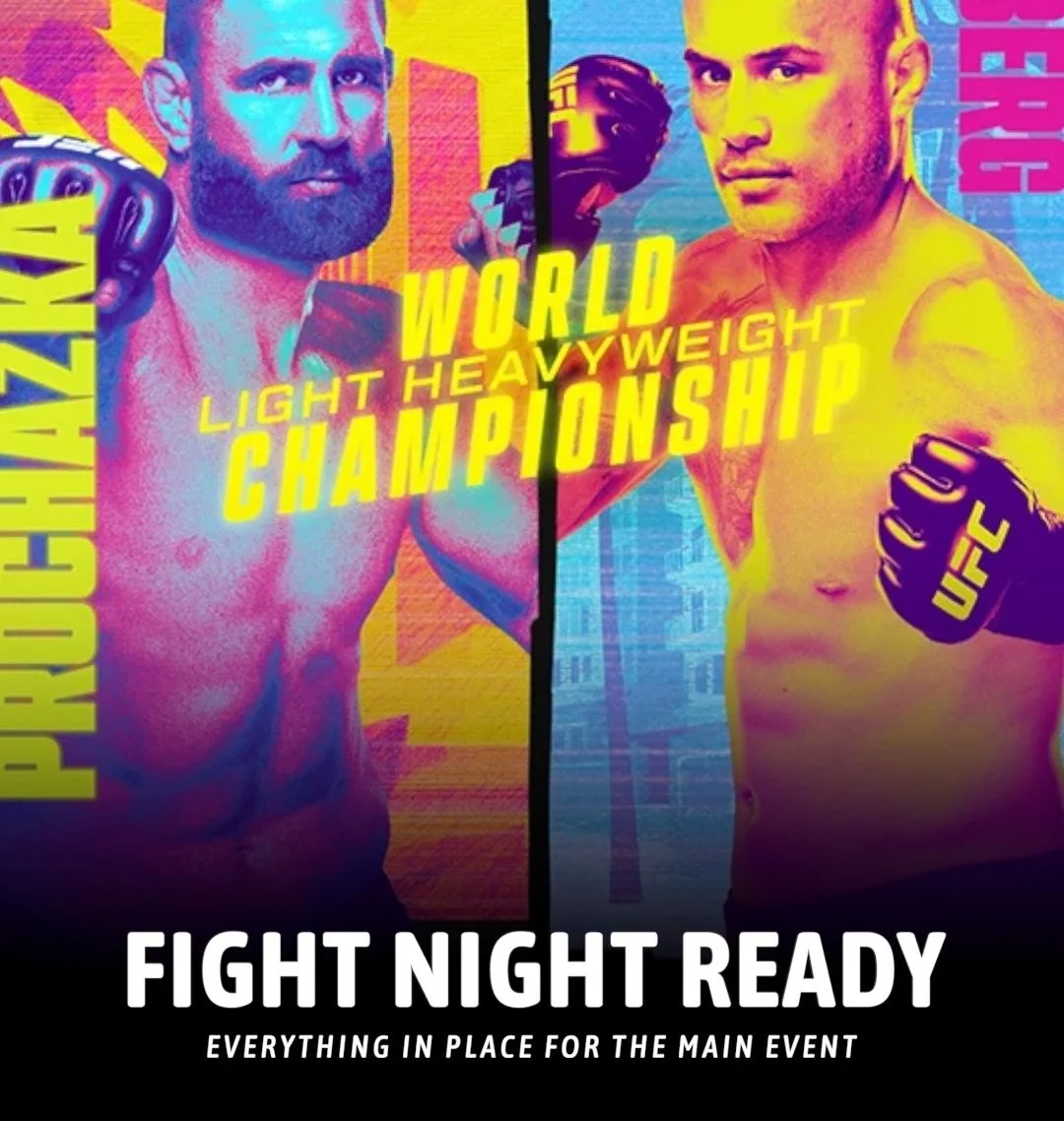 Before the lights, the crowd, and the first punch, our team was on site installing the graphics that shaped the experience. 👊