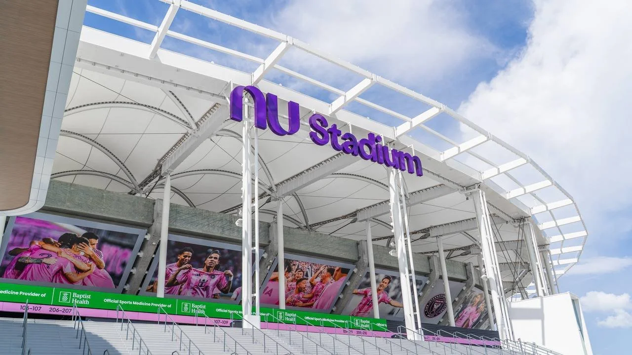 NU Stadium Logo &amp; Scoreboard Signage