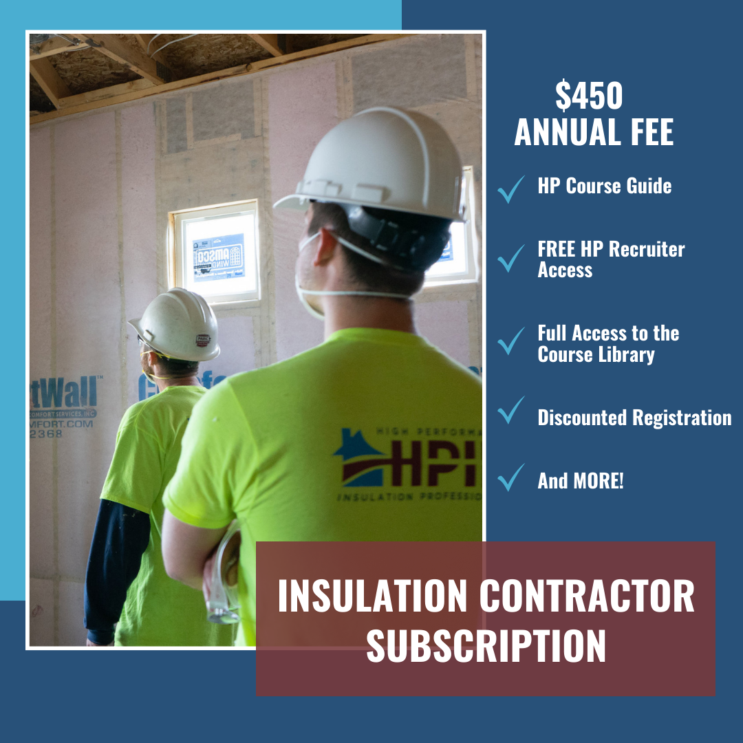 Insulation Contractor Training Subscription