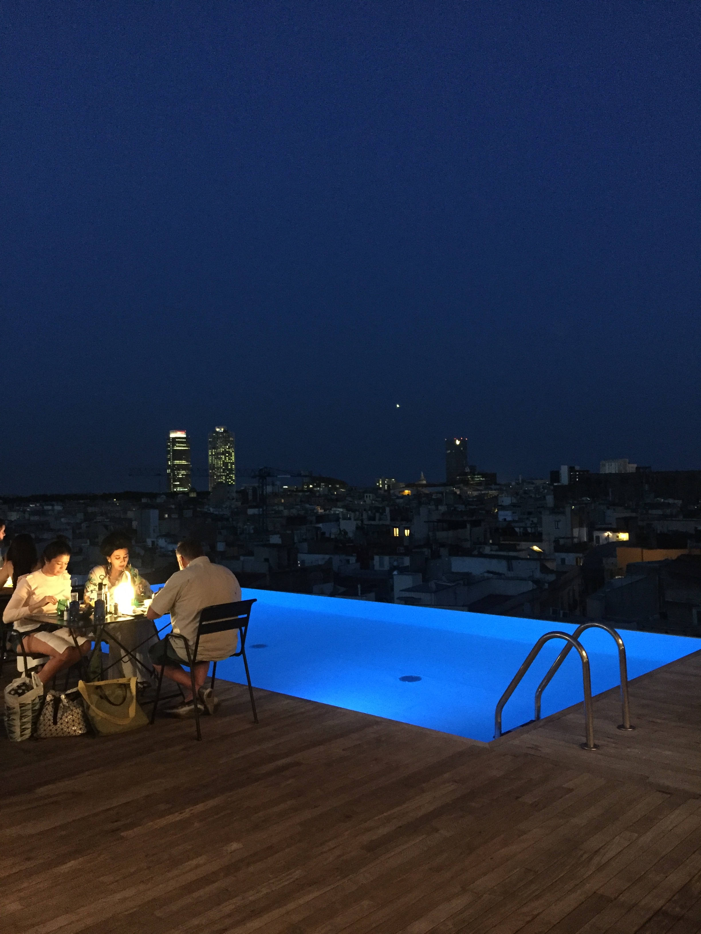 The rooftop at Hotel Central