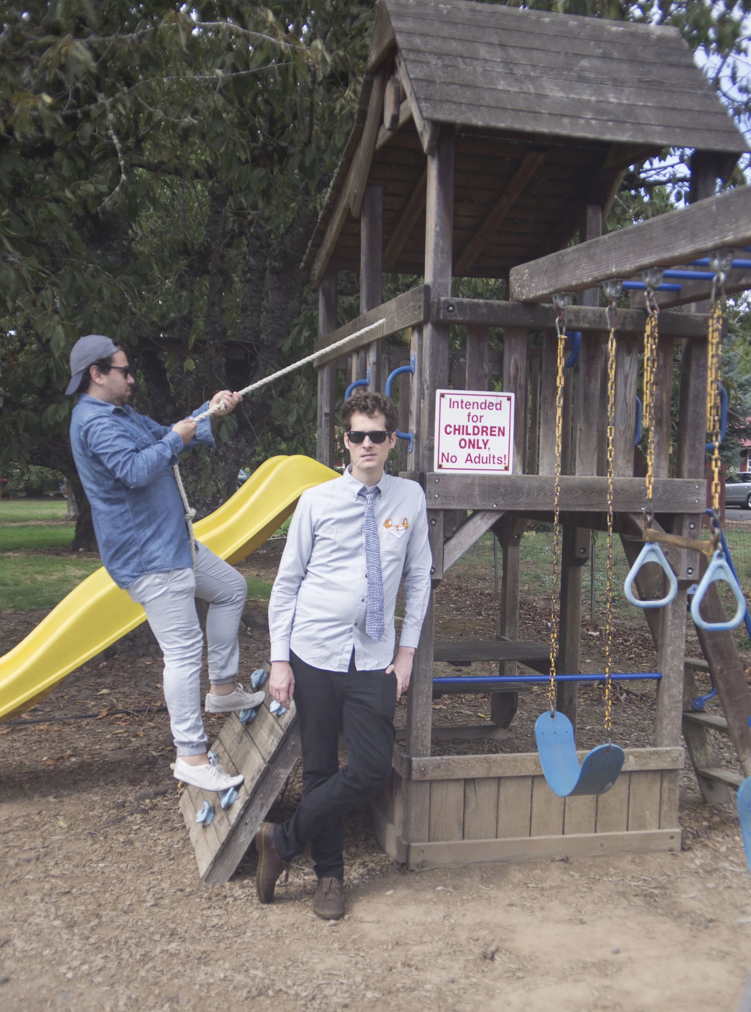 Victor and Ben on da playground 