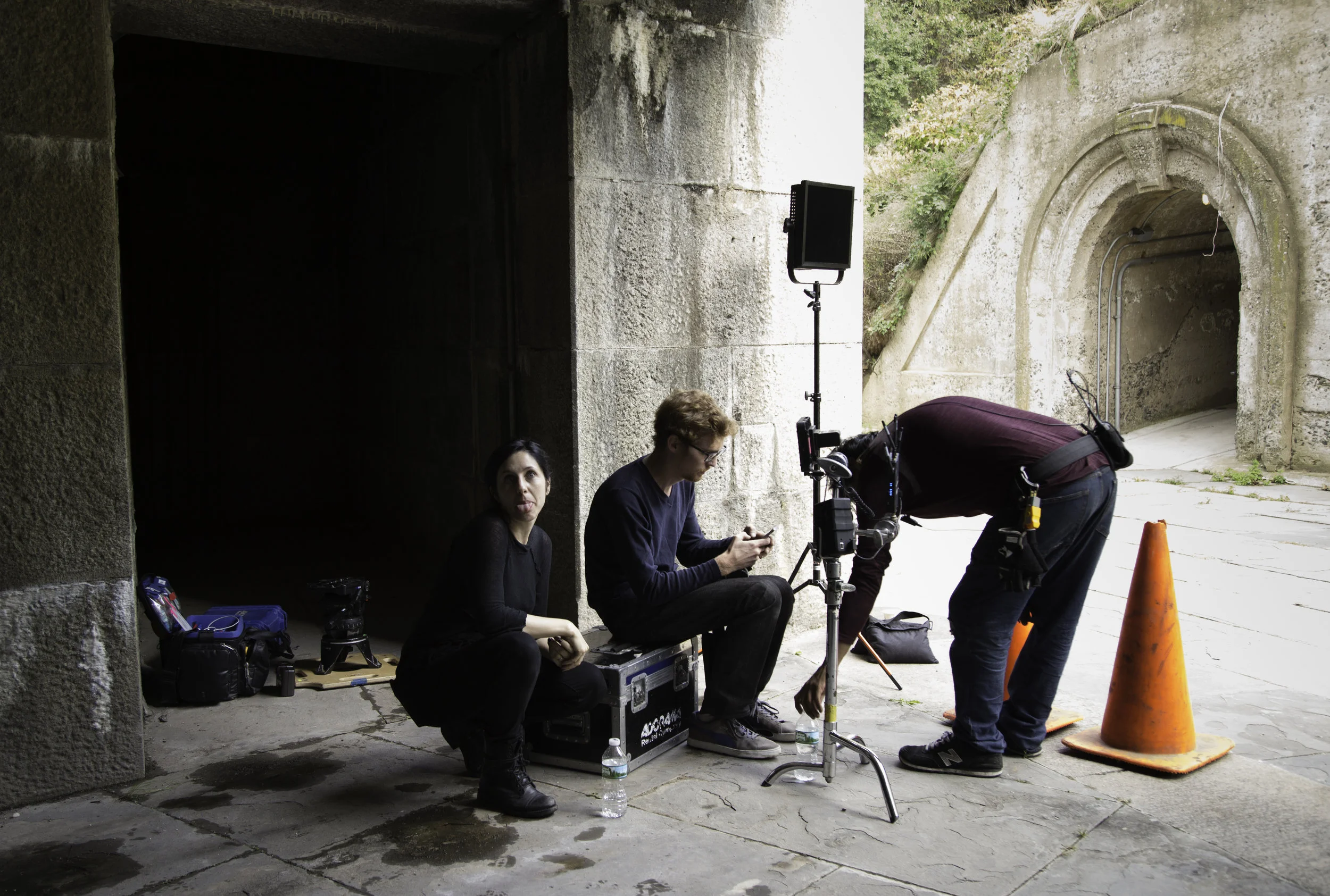 Production stills from short film Hysteria / Katfarm Productions