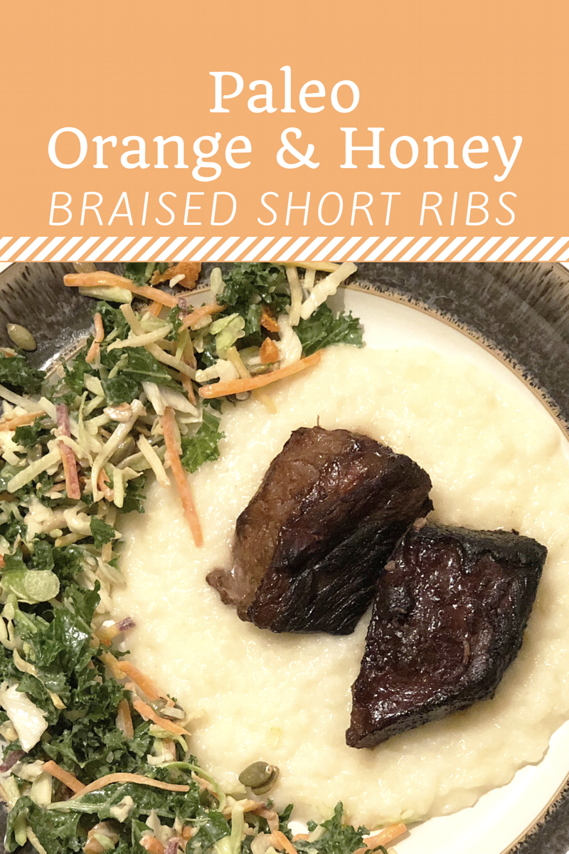 Paleo Orange And Honey Braised Short Ribs