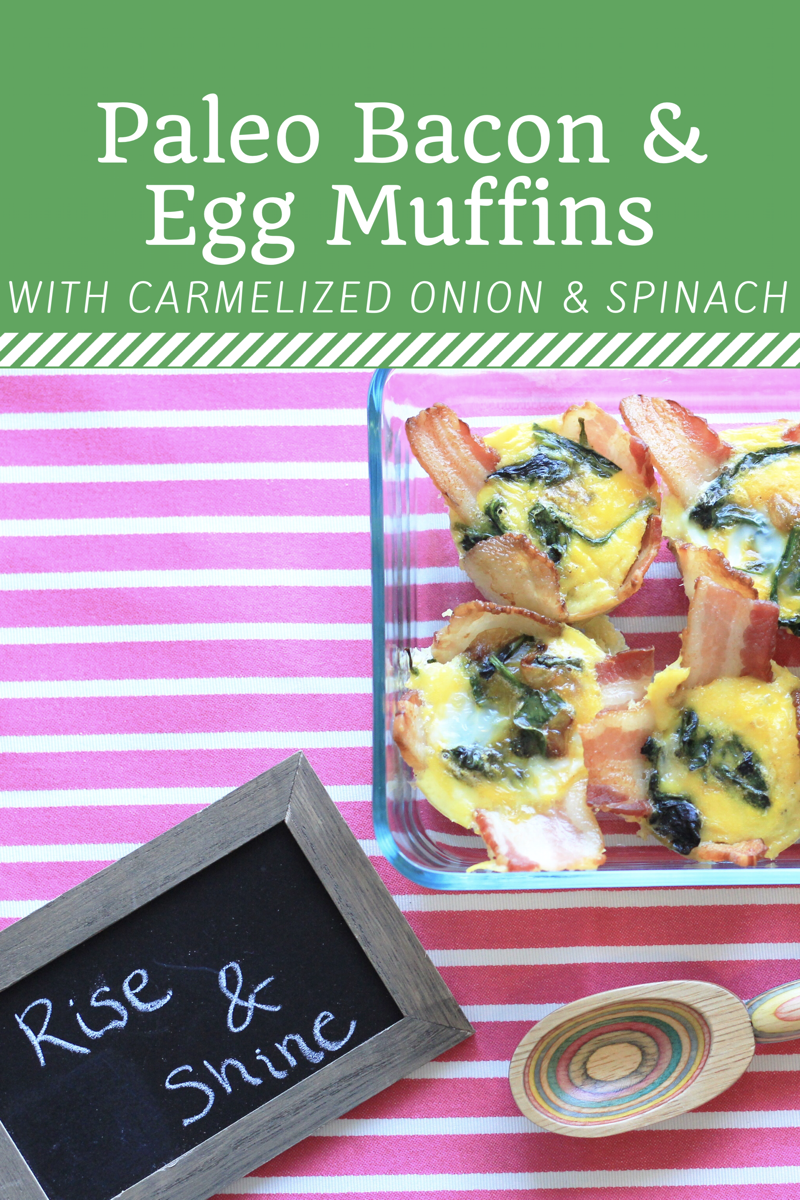 Paleo Bacon, Egg & Spinach Muffin Cups