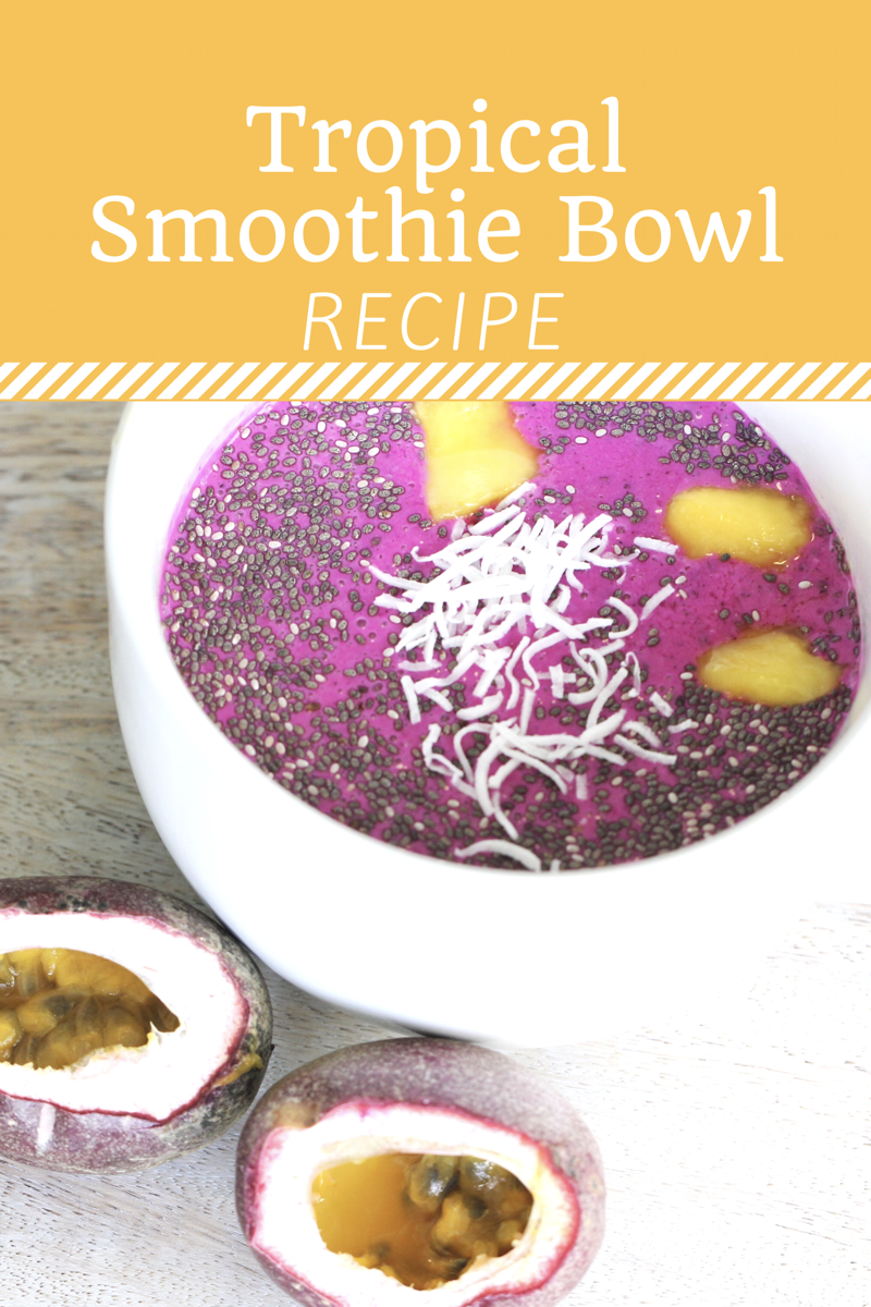 Tropical Smoothie Bowl Recipe To Boost Your Health And Immunity
