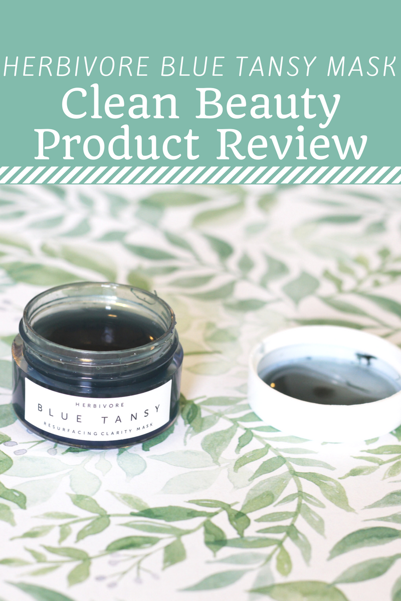Clean Beauty Product Review: Blue Tansy Mask by Herbivore Botanicals