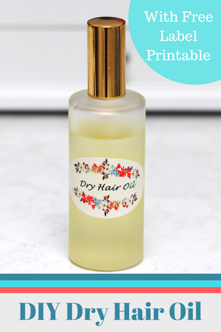 A Summer Must Have: DIY Dry Hair Oil Spray + Free Printable Labels