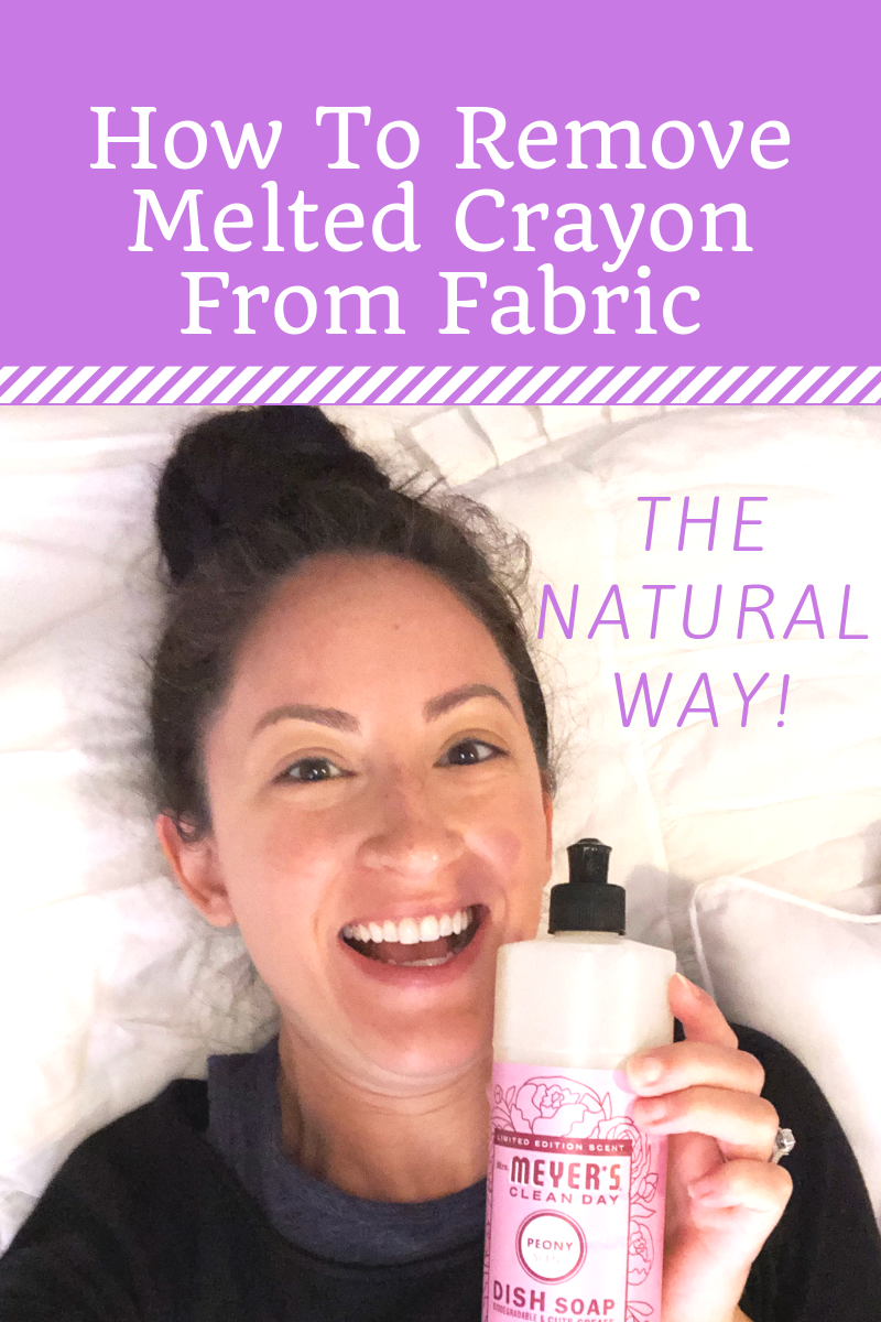 How To Remove Melted Crayon From Fabric Naturally