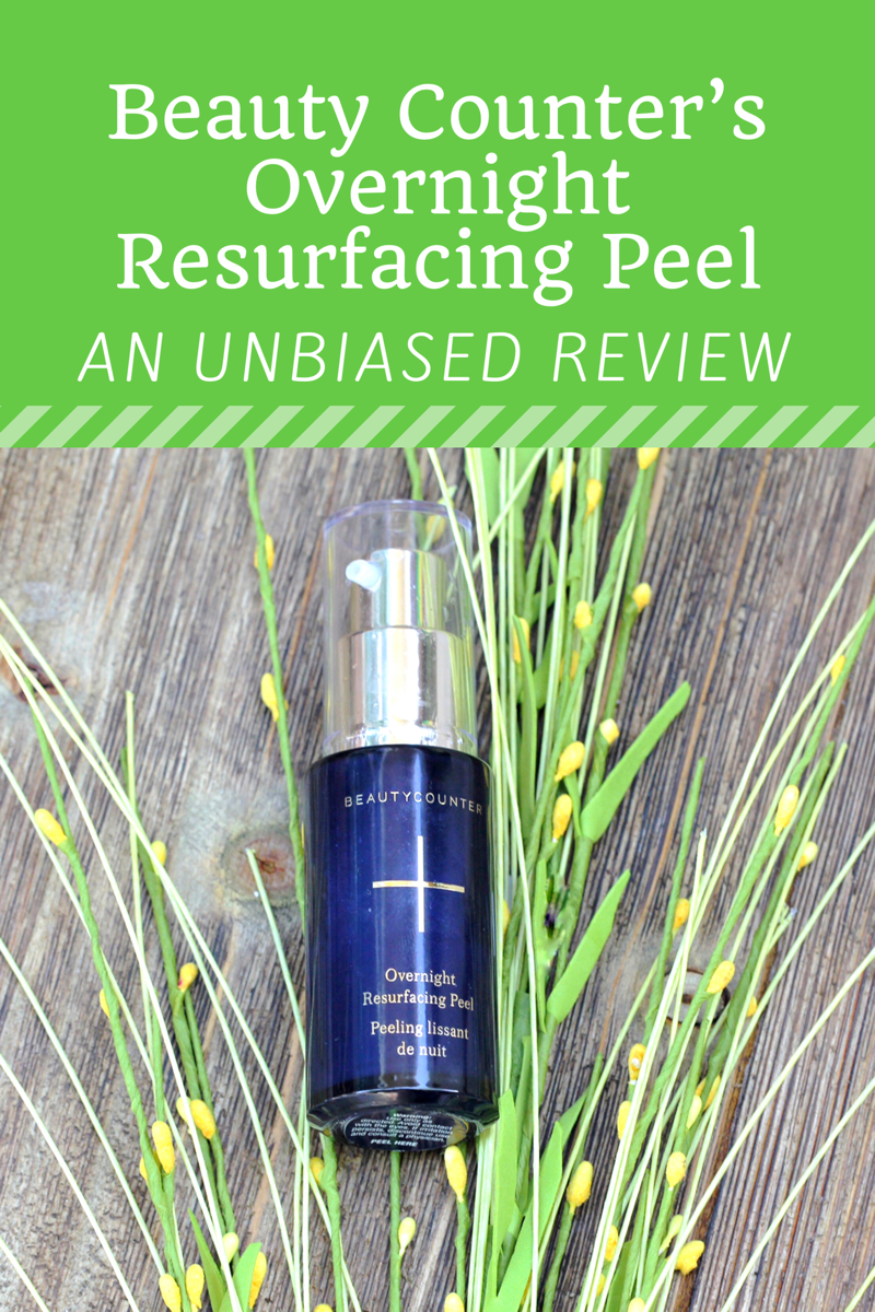 My Unbiased Beauty Counter Review: Overnight Resurfacing Peel