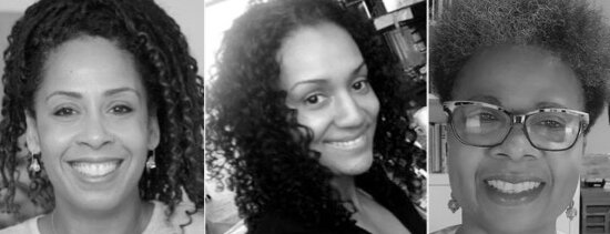 Editors Nneka Allen, Camila Vital Nunes Pereira, & Nicole Salmon. CLICK HERE to read about the editors and the 12 contributing authors.