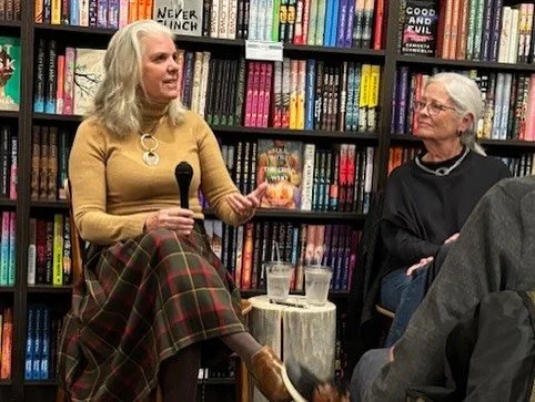 Two Rootstock authors, Polly Merritt Ingraham @oheypol and Marjorie Nelson Matthews @marjorienelsonmatthews, had a lovely conversation at their event at @stillnorthbooks last night! Marjorie told us &ldquo;It was a fine evening and the feedback after