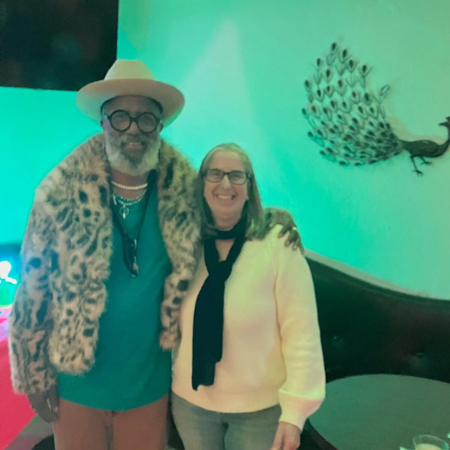 Here&rsquo;s Rootstock marketing and admin Jennifer Gennari @jennifergennari with Toussaint St. Negritude @toussaintstnegritude at his amazing show at the Peacock Lounge in San Francisco! We heard his voice was booming and the place was packed. In hi