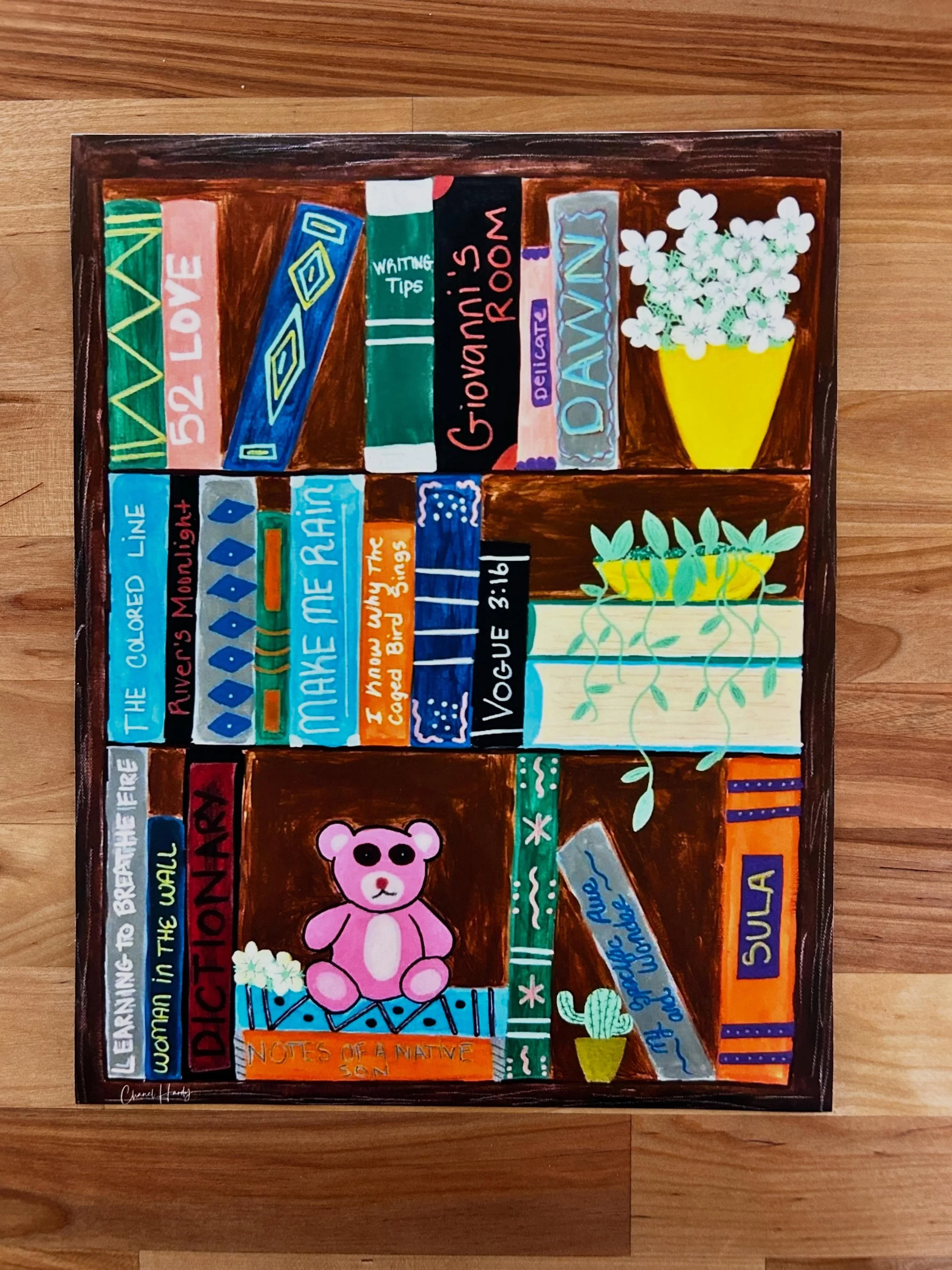 Color us surprised and ecstatic! This is the first time (to our knowledge) a Rootstock book has been featured in an artist&rsquo;s rendering 🖼️ 🎨. Thanks to Chanel Hardy @chanel.is.painting for including Reuben Jackson&rsquo;s last book of poetry, 