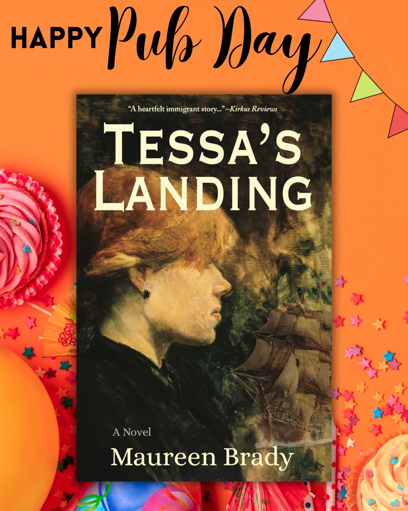 Happy Publication Day to Tessa&rsquo;s Landing by Maureen Brady @maureenbradygetaway! Says @KirkusReviews: &ldquo;The narrative is capably told and heartfelt, effectively building a cozy and twee atmosphere, and Brady&rsquo;s research on the famine, 