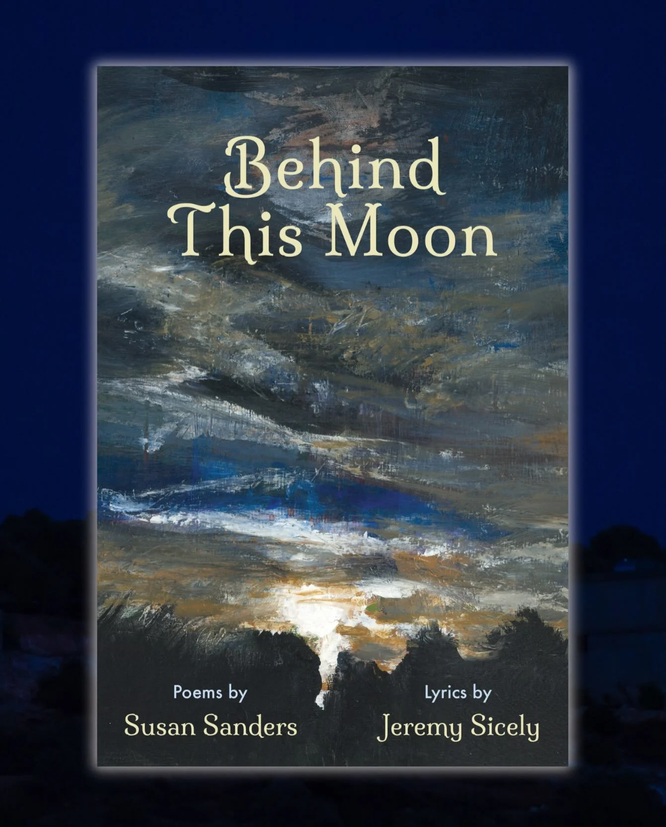 #CoverReveal! The original acrylic painting for &ldquo;Behind This Moon&rdquo; is by Laura Heijn, of Johnson, Vermont, and was commissioned by co-author Jeremy Sicely based on a photo of the moon slipping through the clouds on an October evening outs