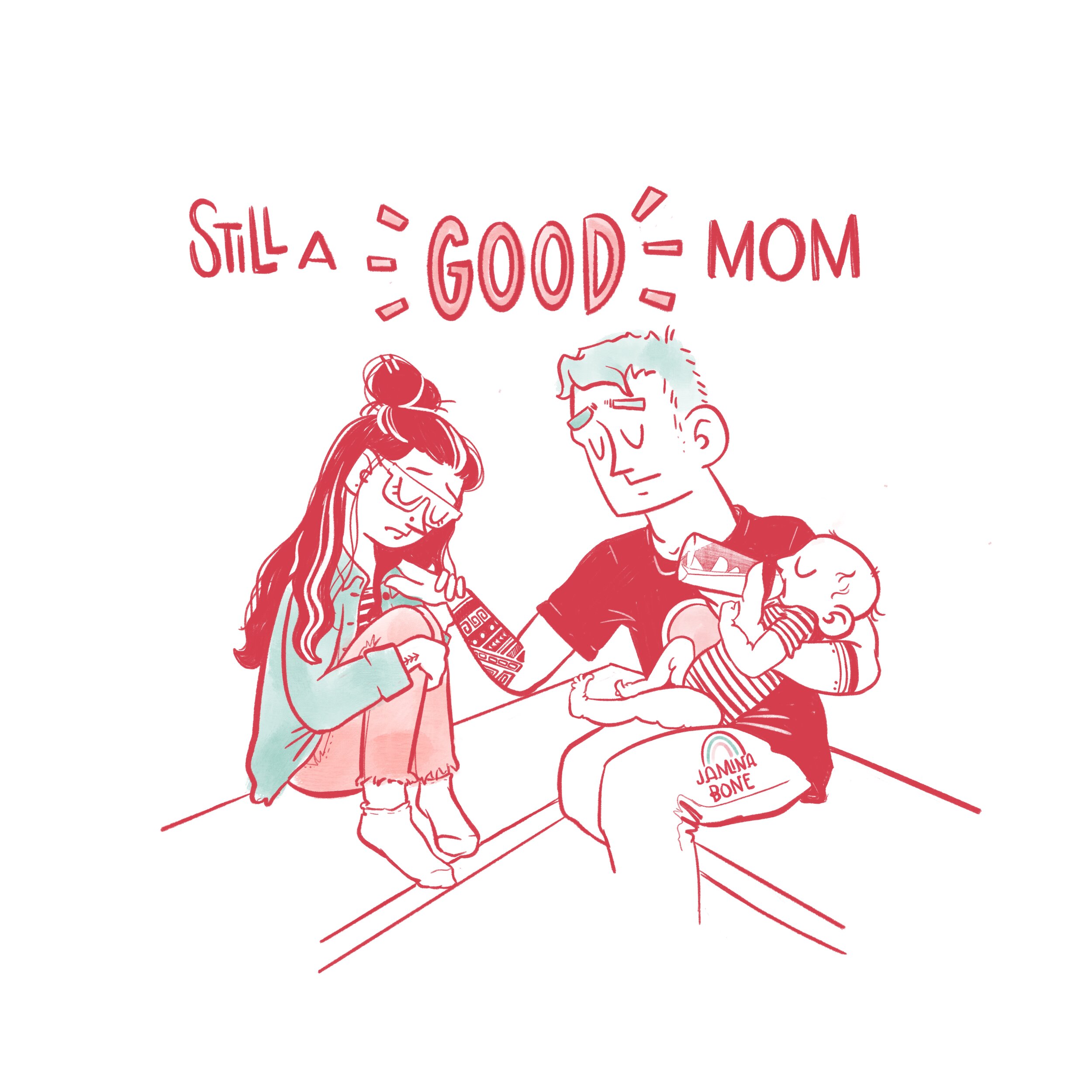 Комиксы мать 18. Good mom. Комиксы про материнство. Комиксы про материнство и работу. Good mom backet.