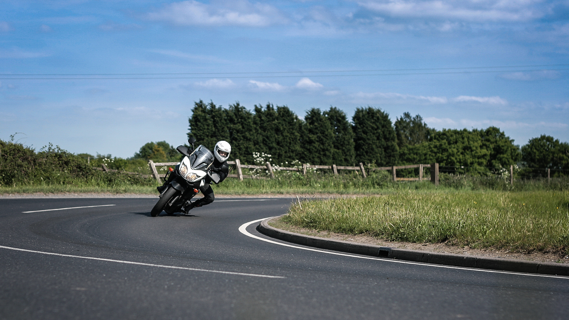Cornering on the road can be a lot of fun, whatever bike you ride. Photo: Ben Lindley