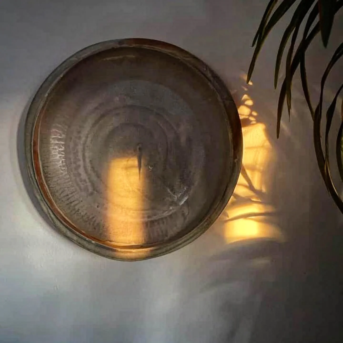 Large Wood Fired Platter/Wall Art :: Installed! 📷 @jeralynvictoriaart 
.
#pottery