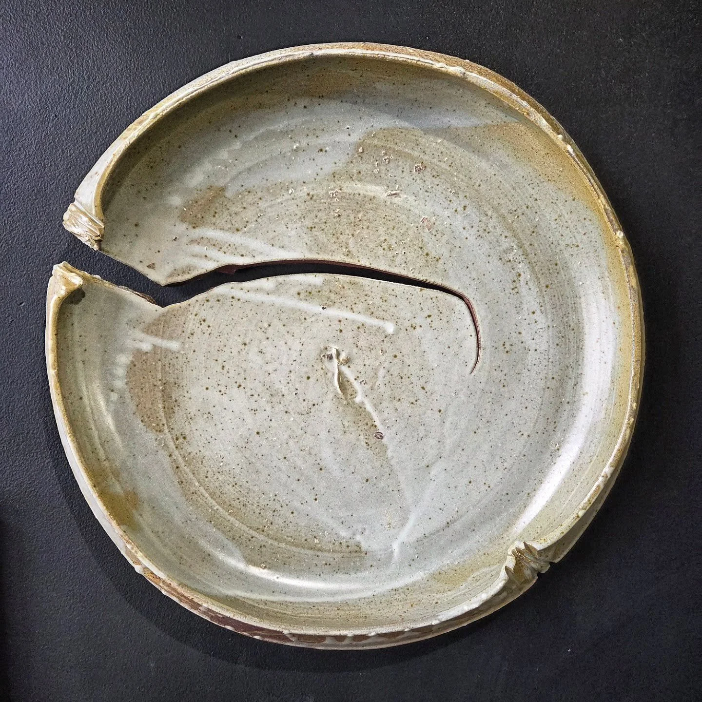 I meant to do that :: repair it or leave it be? #woodfiredpottery
#celadon in a cool spot...
Cheers