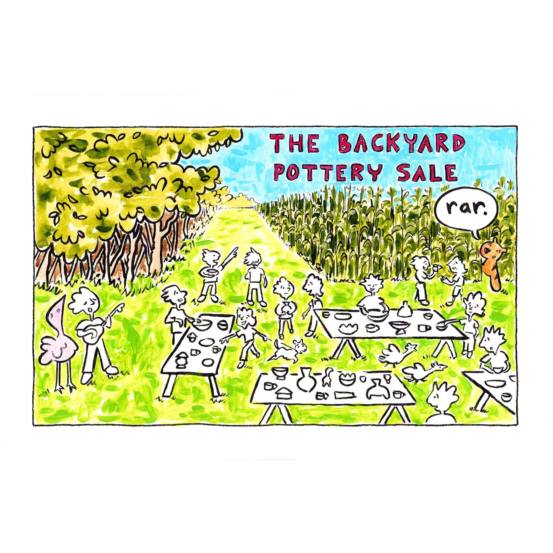 Backyard Pottery Sale