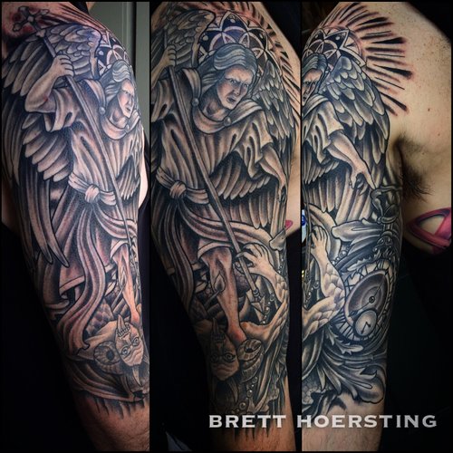 Bluegrass Tattoo -color tattoos / custom tattoos cincinnati/ black and grey  - coverups- Brett Hoersting