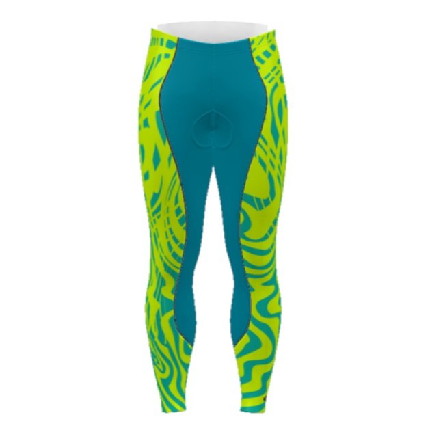 Wild Swirls Cycling Tights (Men's) — WILDCYCLER