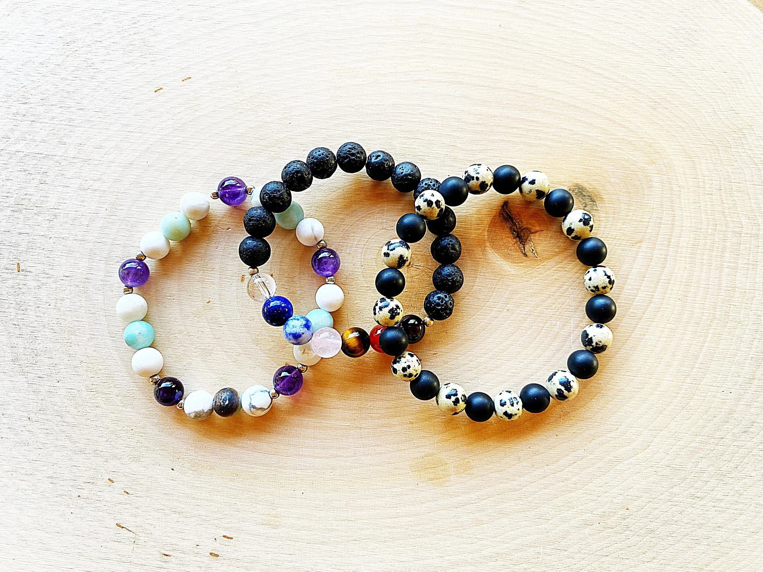 Virtual Intention Setting and Crystal Bracelet Creation