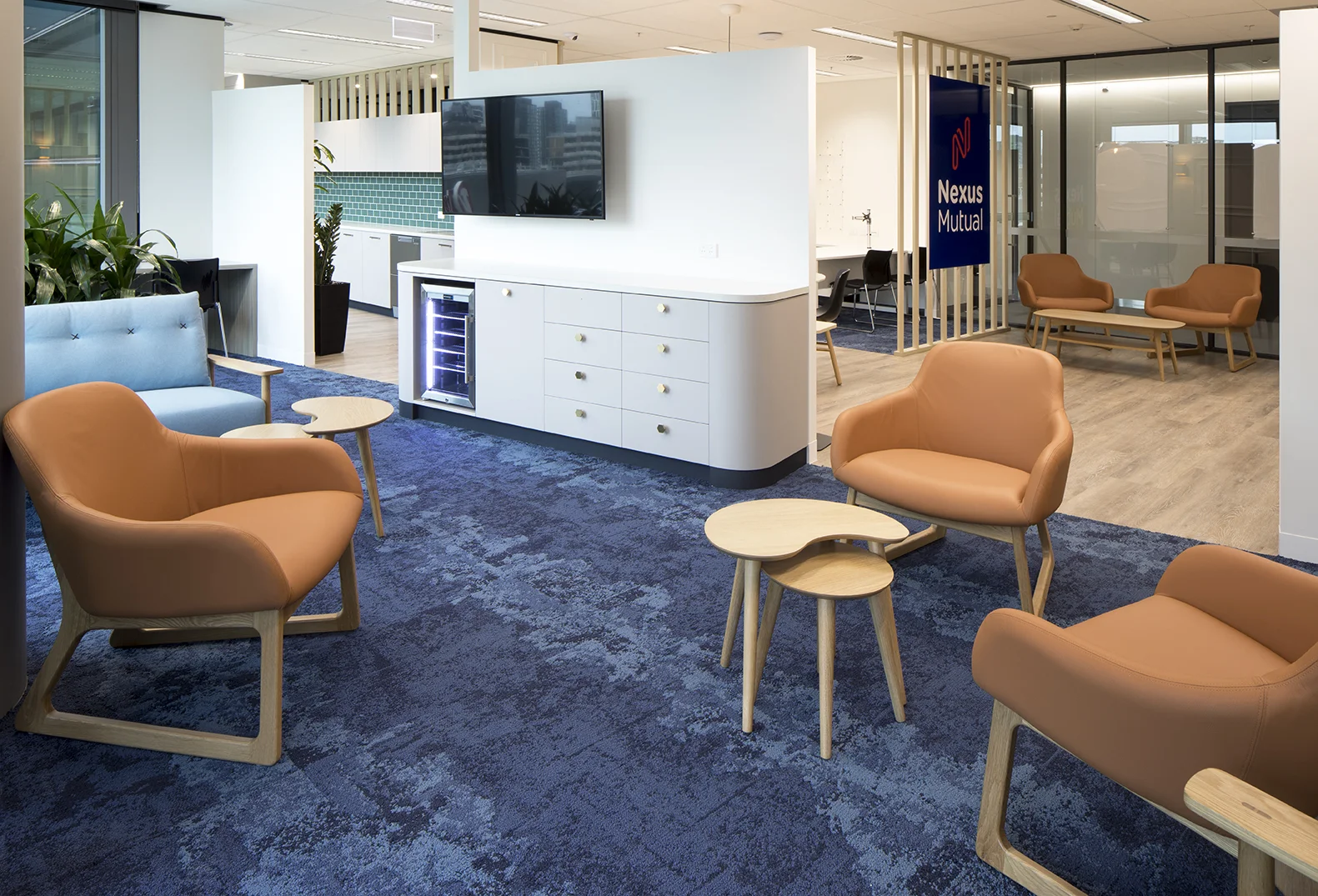 The members lounge at Nexus Mutual