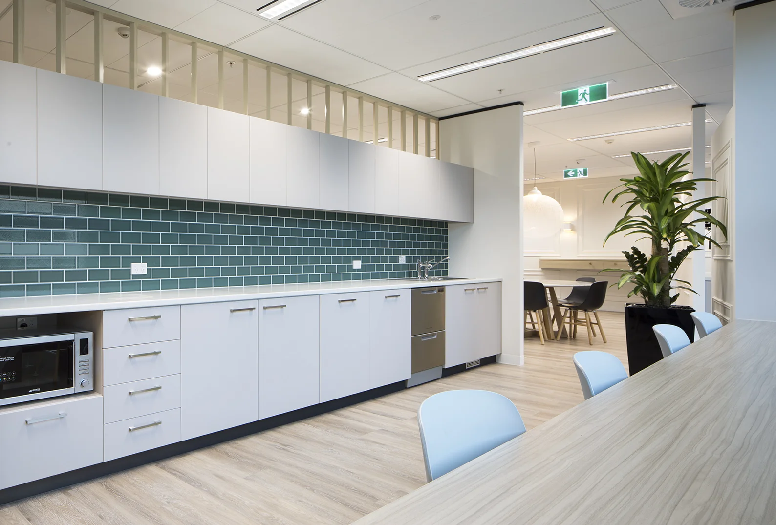 Kitchen and break out space