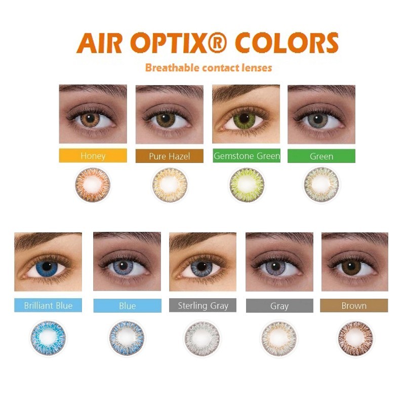 Air Optix Color Chart