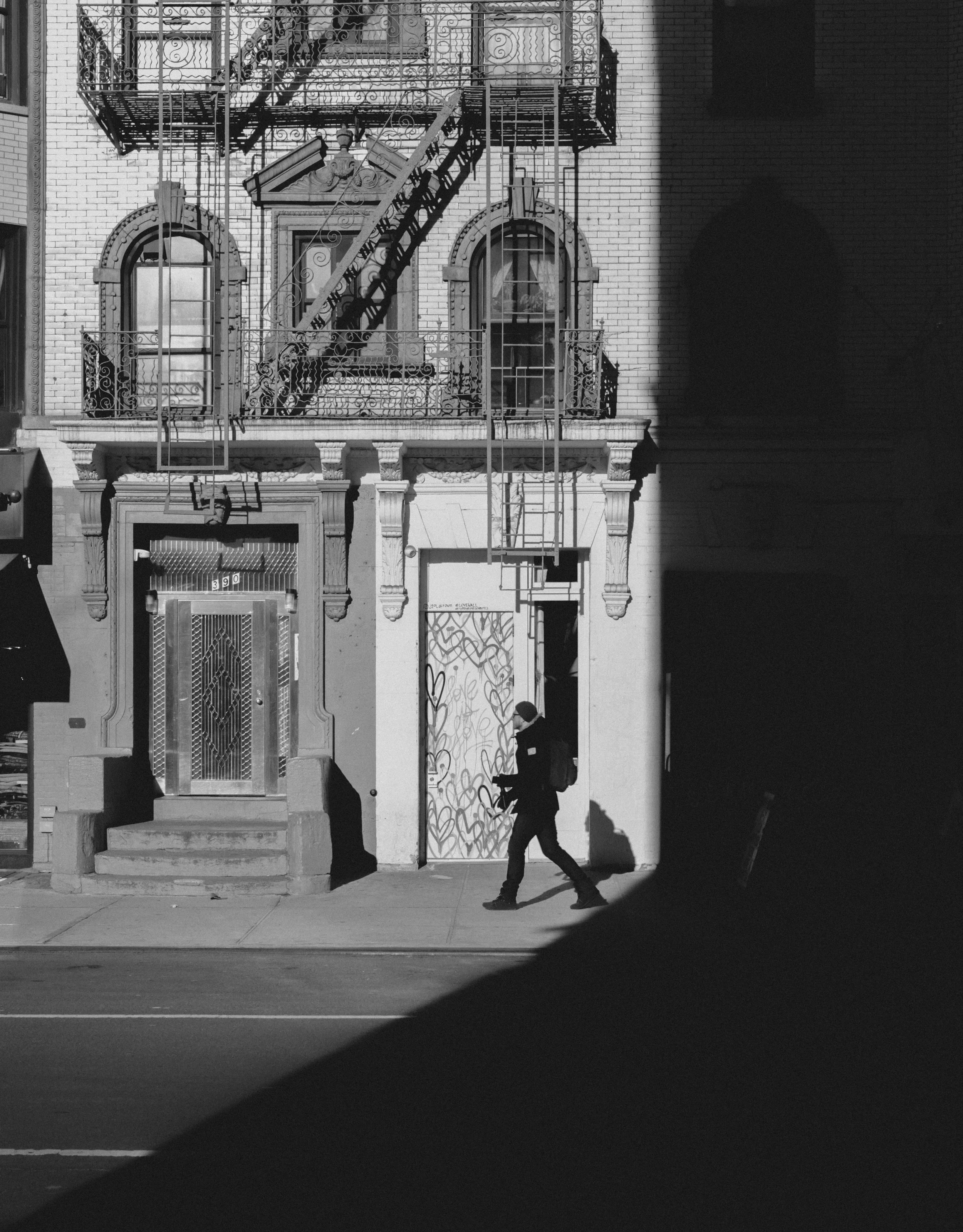 Leaving the Darkness Behind: A Captivating Moment on Broom Street, NYC
