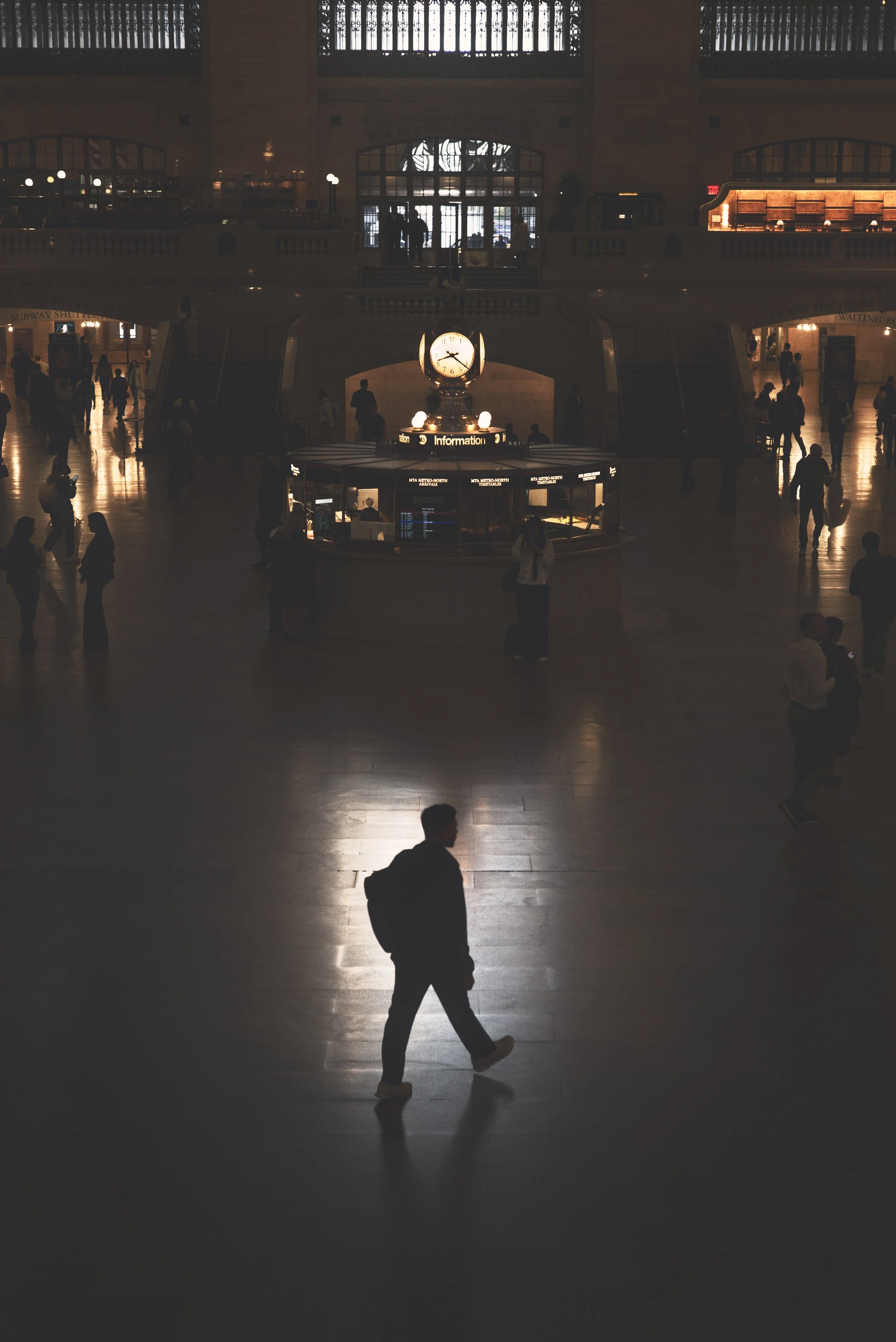 Grand Central Terminal — Silhouette and Light | Chris T. Ramos Photography