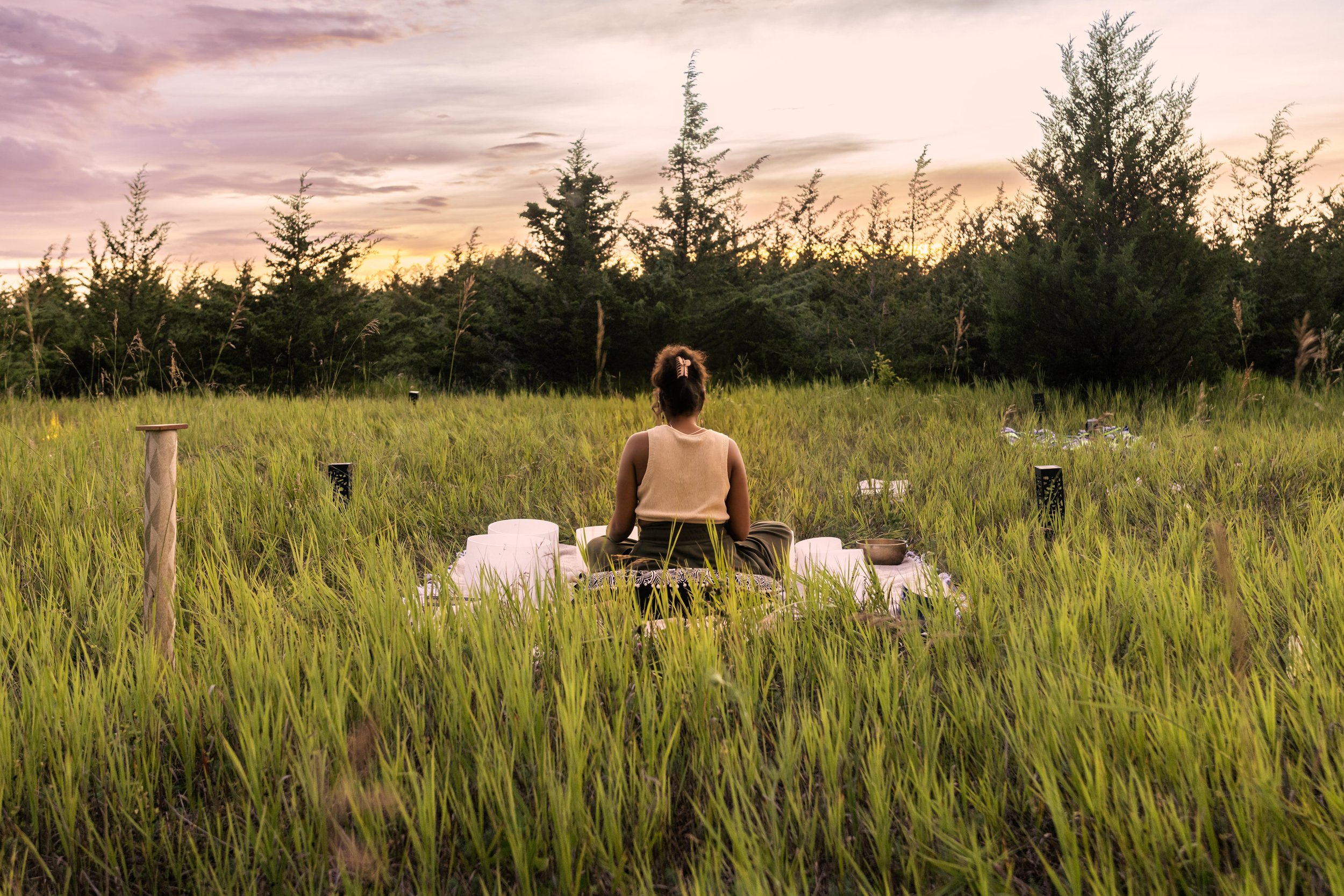 Sunset Meditation in Nature | Chris T. Ramos Photography
