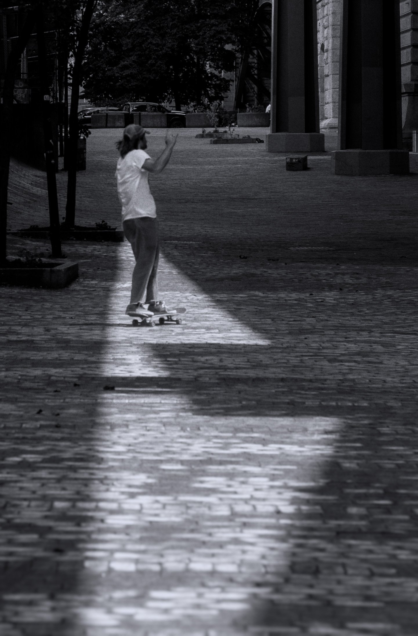 Under the Bridge — Skateboarder in Light | Chris T. Ramos Photography