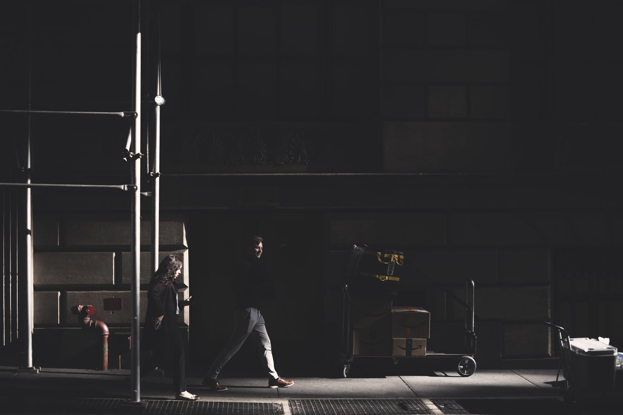 Passing Through Light — NYC Street Moment | Chris T. Ramos Photography