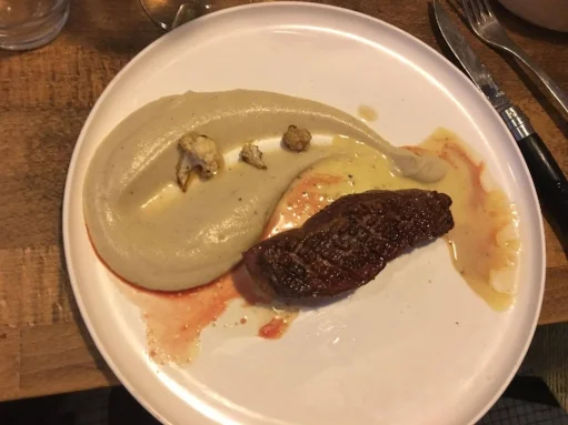 Duck from Lac Noir (Alsace, France) and mousseline cream from Spring