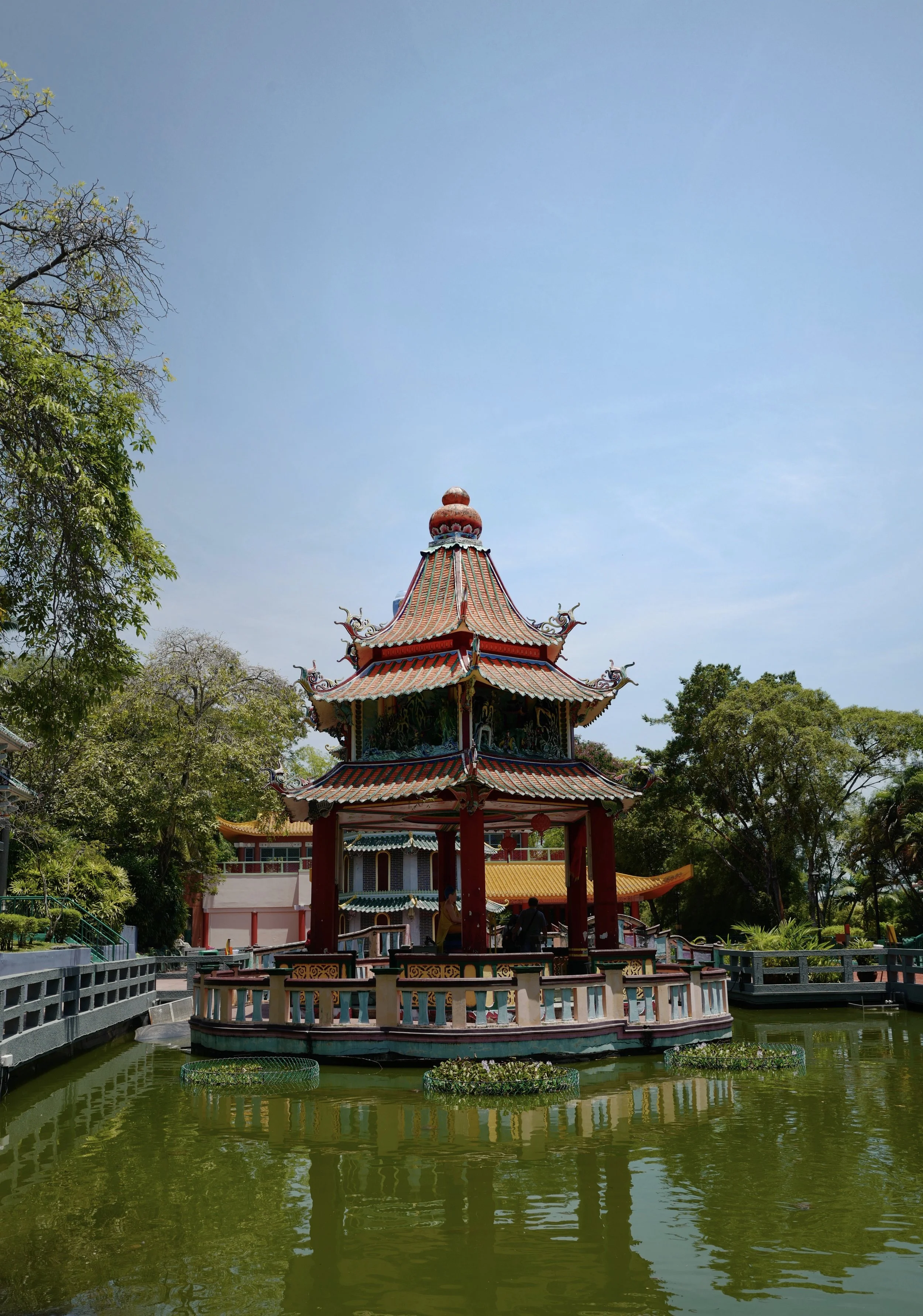 The pagoda at Haw Par Villa