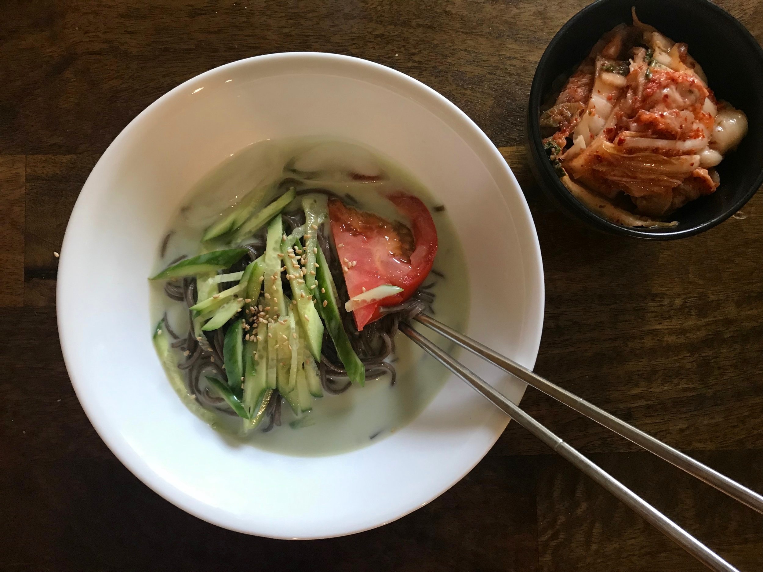 Korean Soybean Milk Noodles 