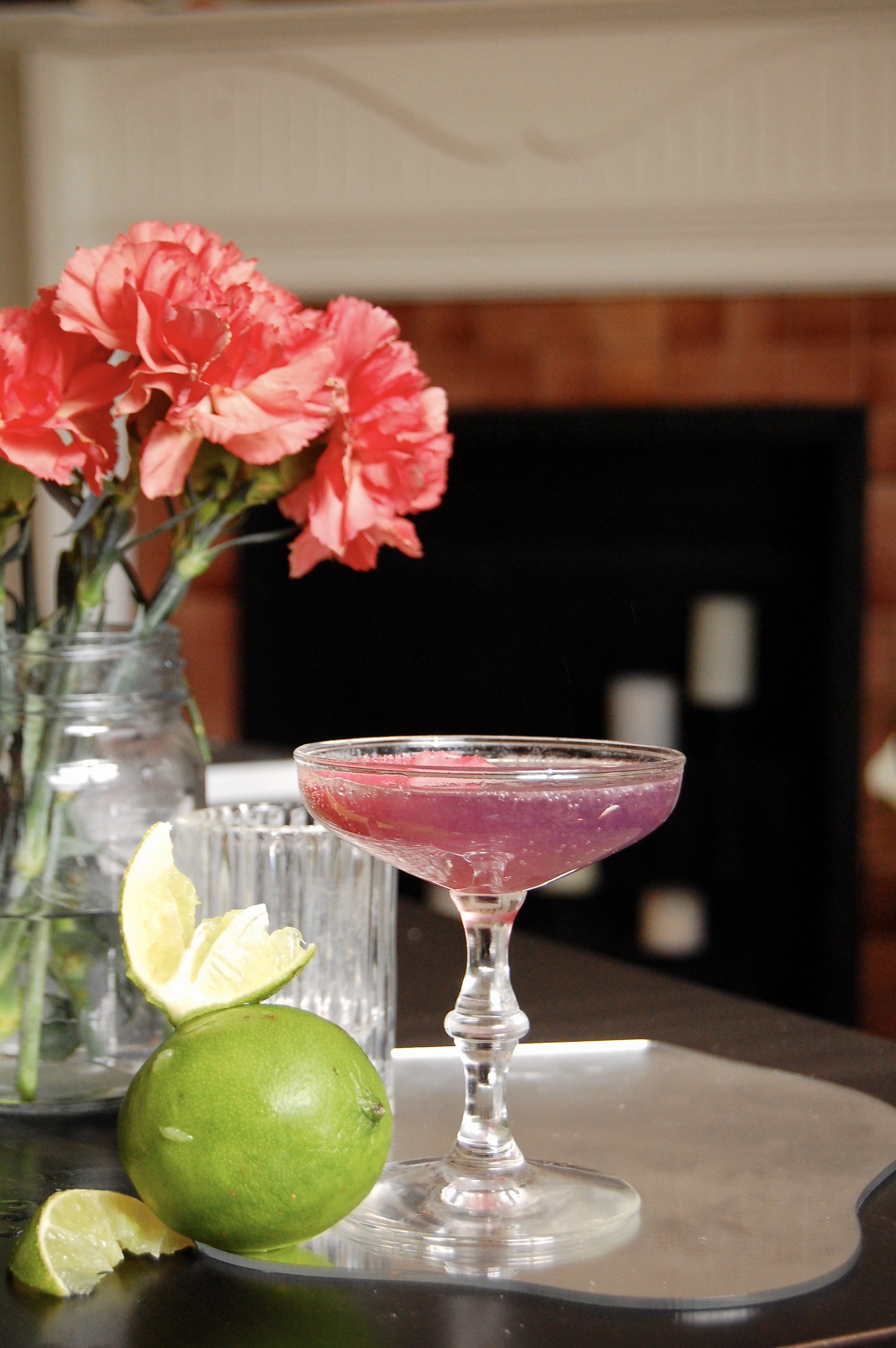 Violet Raspberry Cocktail 