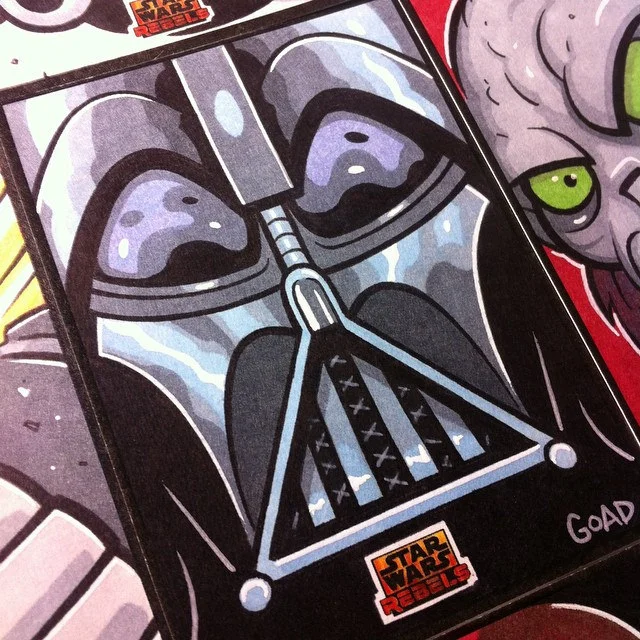 Darth Vader Star Wars Rebels sketch card