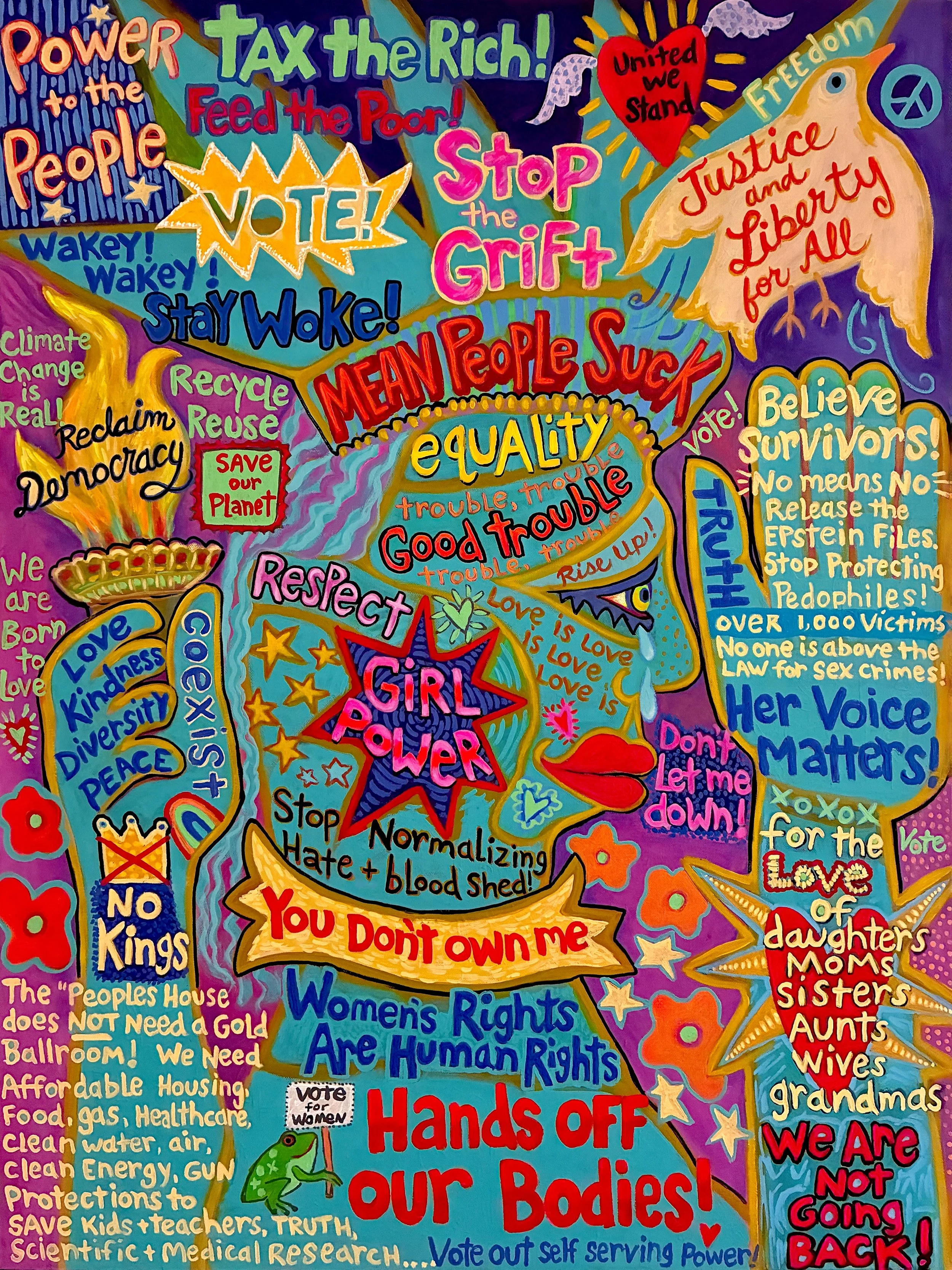 Lady Liberty is Sad!