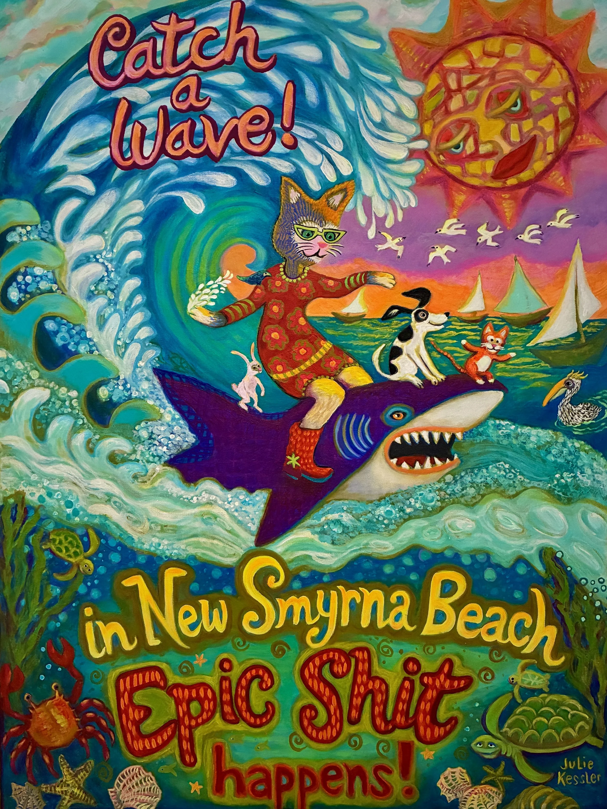 Catch a Wave in New Smyrna Beach! by JULIE KESSLER 