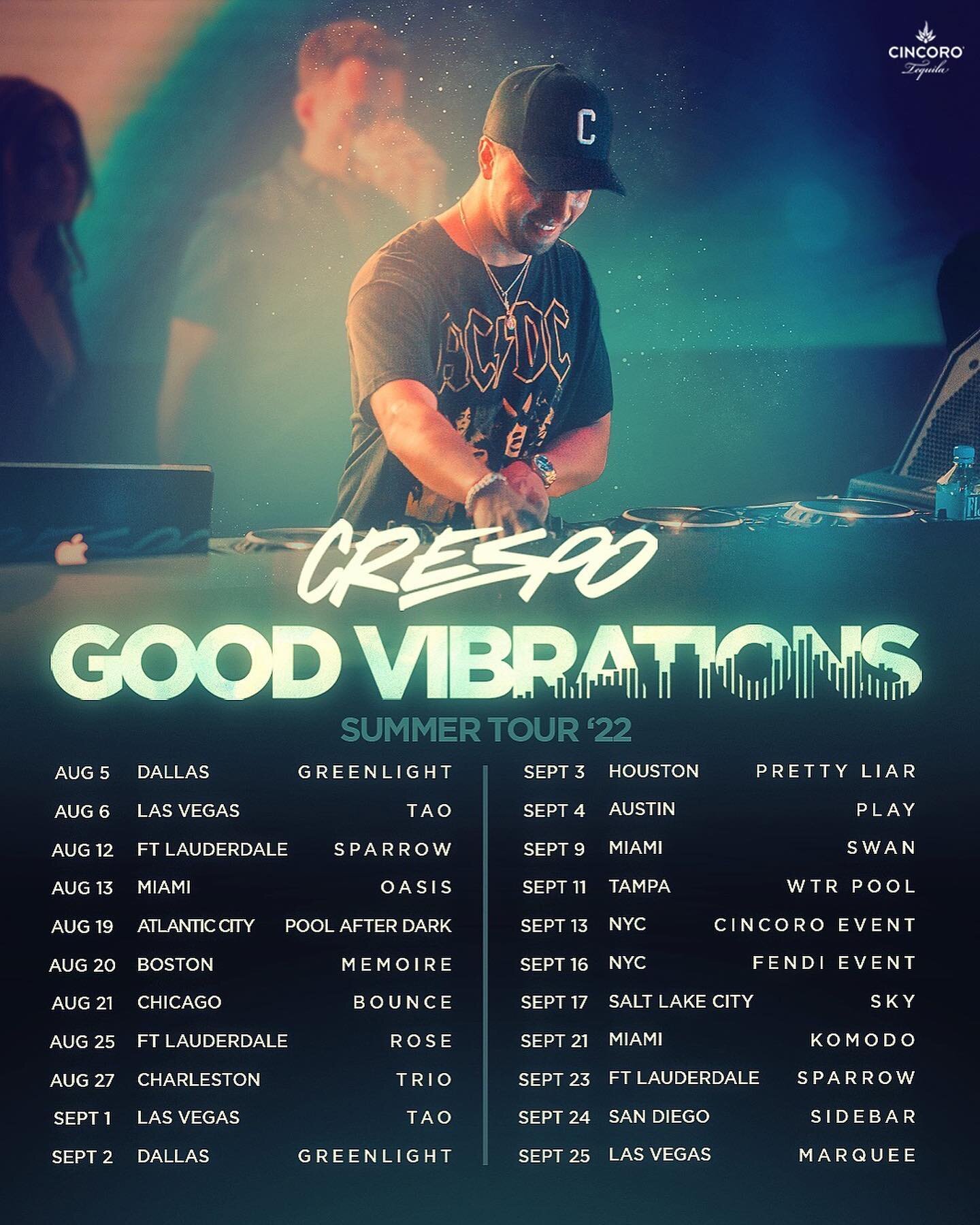 Bringing them #GoodVibrations to a city near you&hellip; let&rsquo;s dance baby. 🪩⚡️