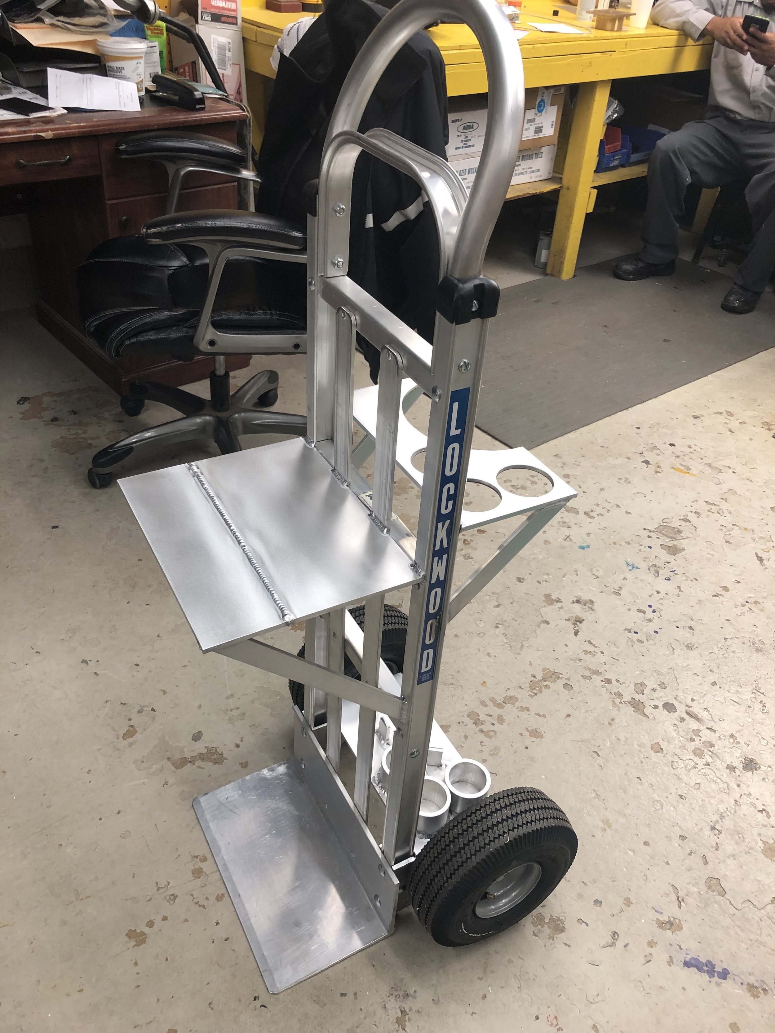 Welding cart.