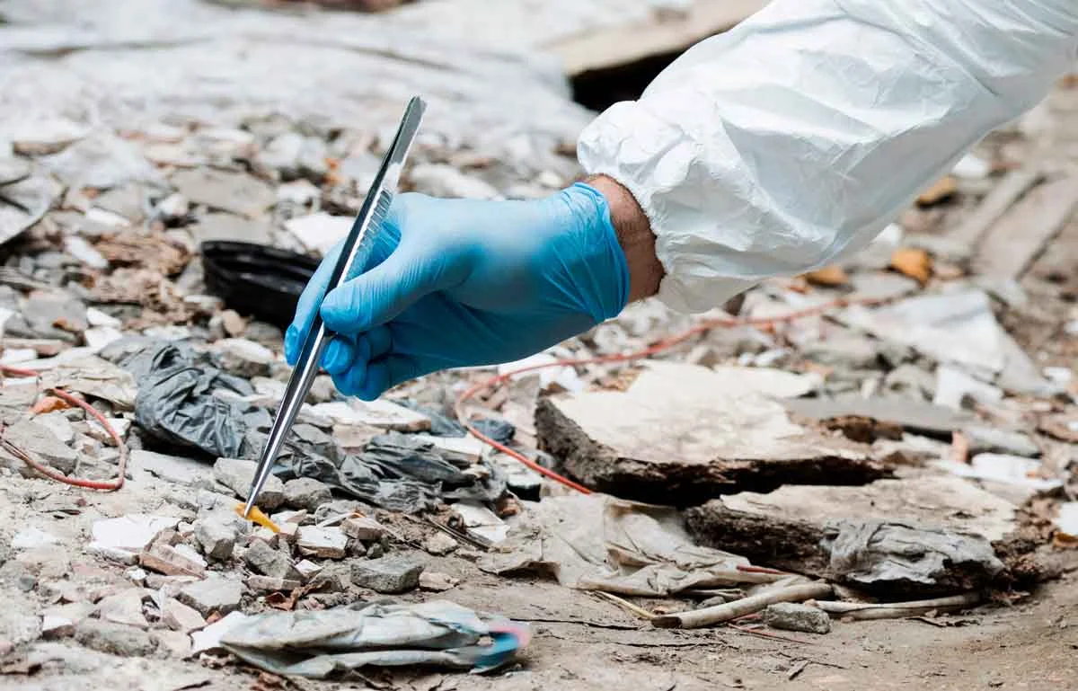 How to safely collect an asbestos sample