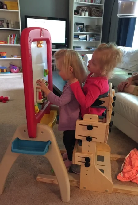 cece and elsa stander butting in.jpg