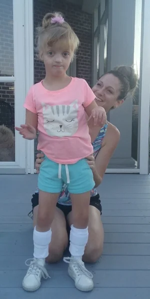 Elsa and mommy standing indy.jpg
