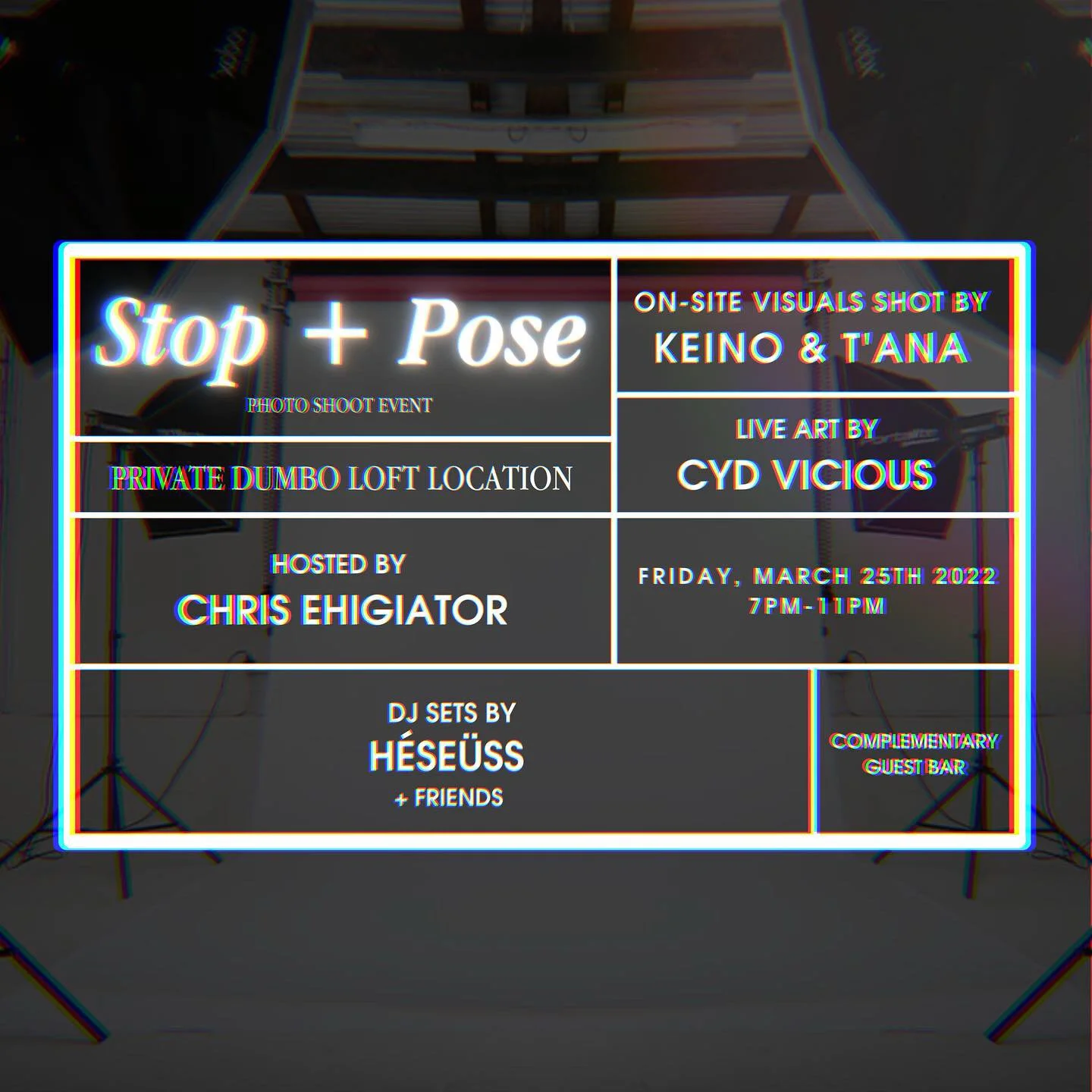 Stop &amp; Pose Photoshoot Party