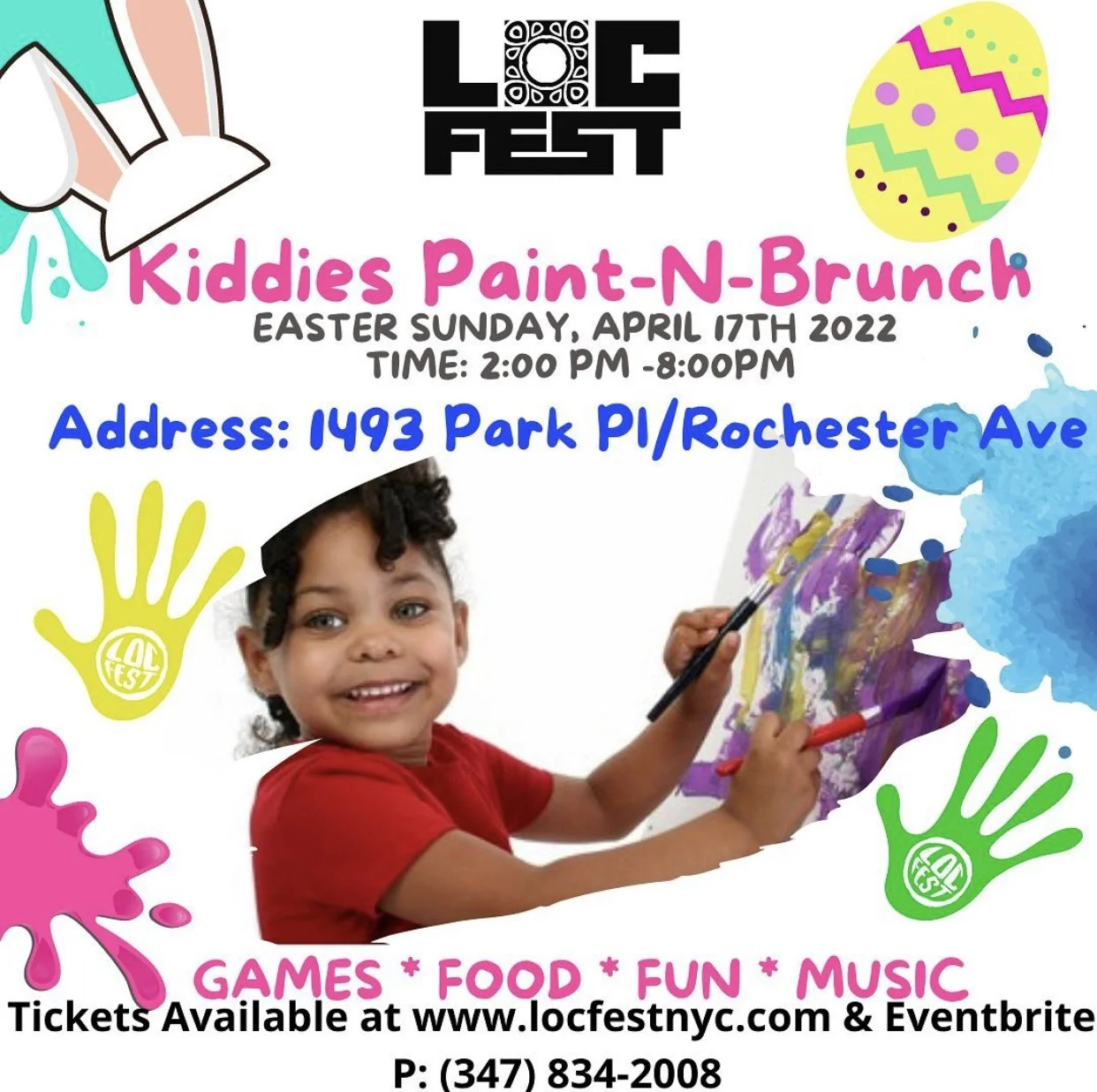 Loc Fest Kiddie’s Paint &amp; Brunch